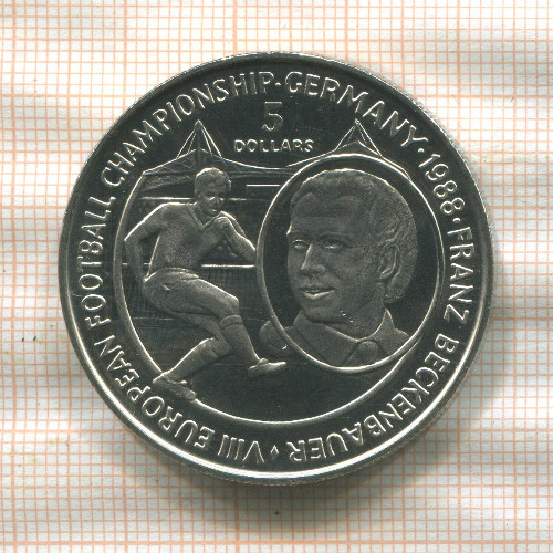 5 долларов. Ниуэ 1988г