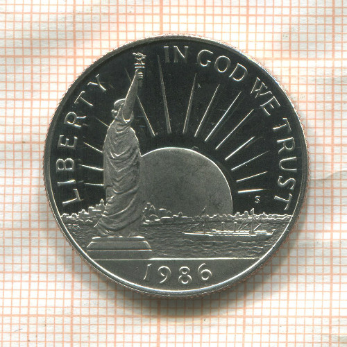 1/2 доллара. США 1986г