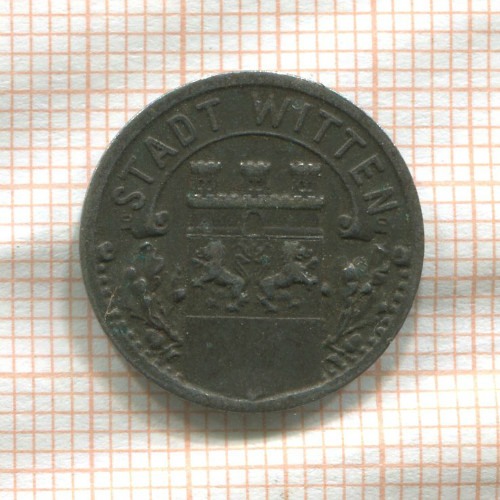 Нотгельд. 5 пфеннигов. Германия. Виттен