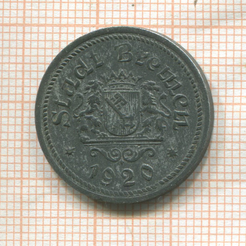 Нотгельд 50 пфеннигов. Германия. Бремен