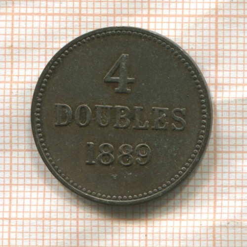 4 дубля. Гернси 1889г