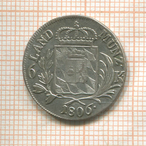 6 крейцеров. Бавария 1806г