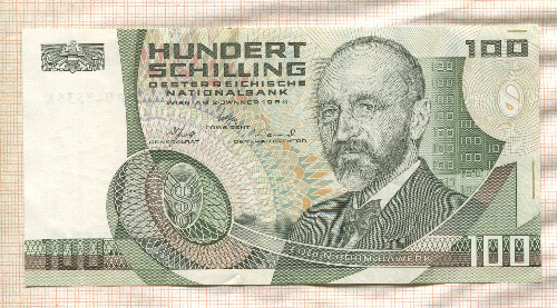 100 шиллингов. Австрия 1984г