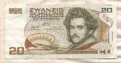 20 шиллингов. Австрия 1986г