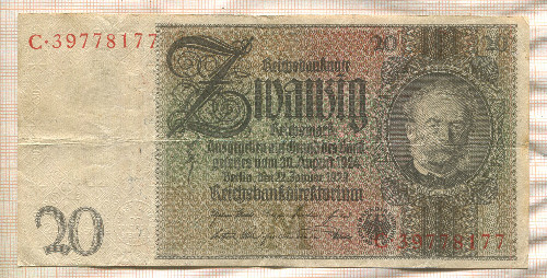 20 марок. Германия 1929г