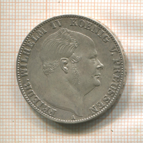 1 талер. Пруссия 1857г