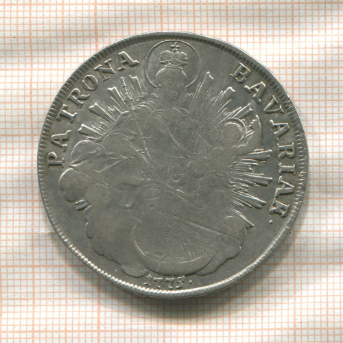 1 талер. Бавария 1775г