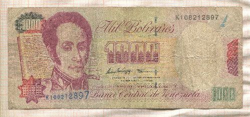 1000 боливаров. Венесуэла