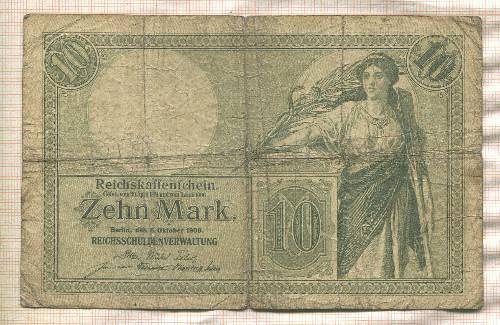 10 марок. Германия 1906г