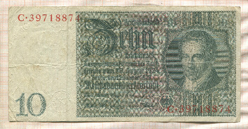 10 марок. Германия 1929г