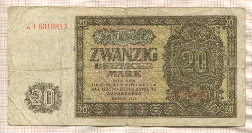 20 марок. Германия 1948г