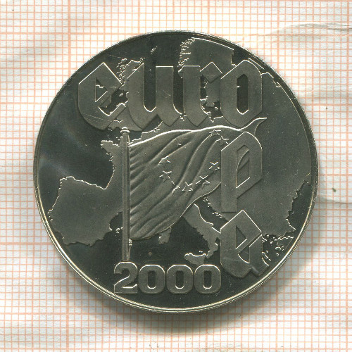 5 долларов. Либерия 2000г