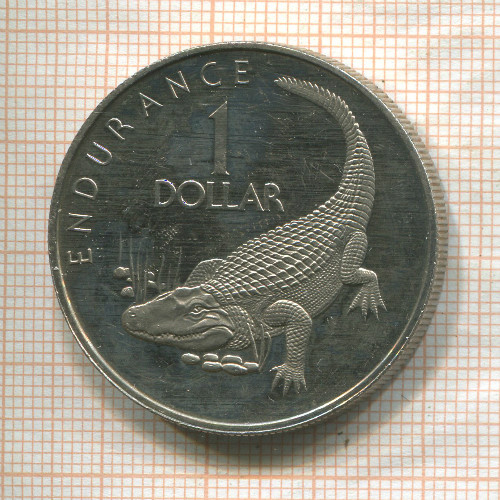 1 доллар. Гайяна 1976г