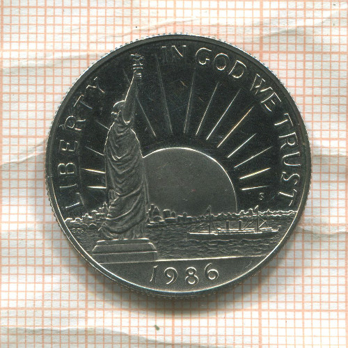 1/2 доллара. США 1986г