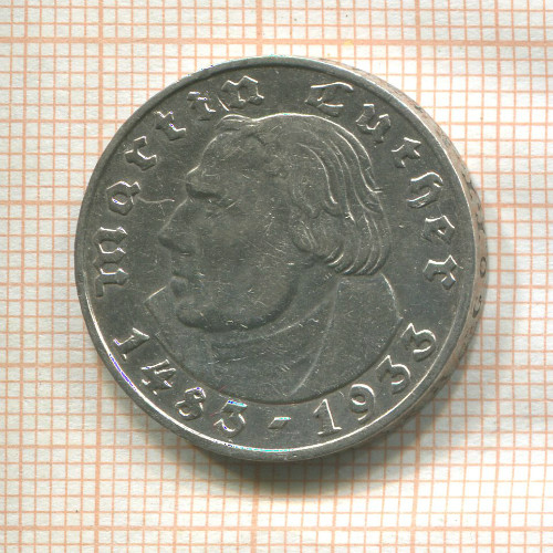 2 марки. Германия 1933г