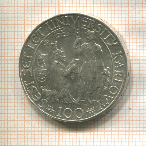 100 крон. Чехословакия 1948г