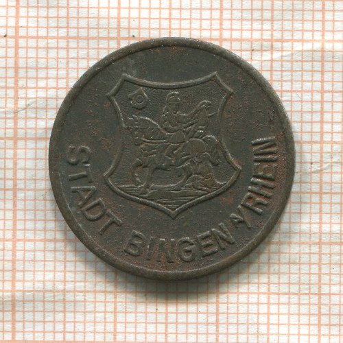 Нотгельд 50 пфеннигов. Германия. Бинген