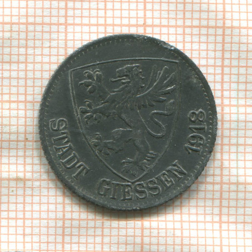 Нотгельд 50 пфеннигов. Германия. Гисен