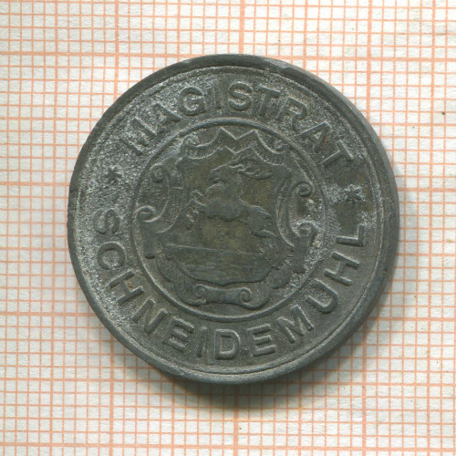 Нотгельд. 50 пфеннигов. Германия. Шнайдемюль (Пила)