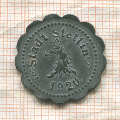 Нотгельд. 50 пфеннигов. Германия. Штеттин (Щецин)