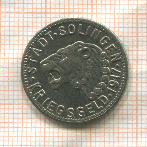 Нотгельд. 50 пфеннигов. Германия. Золинген