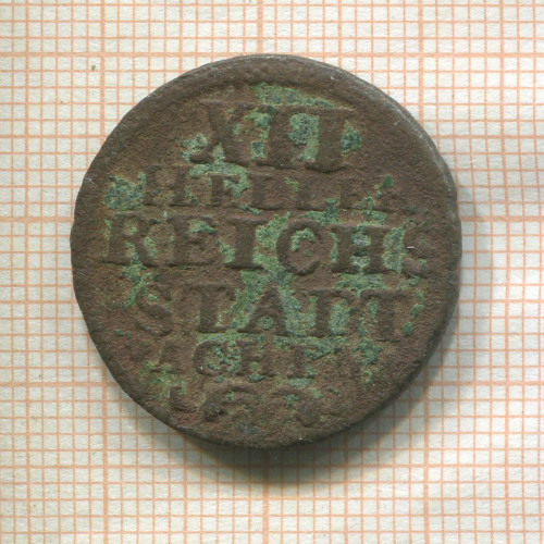 12 геллеров. Ахен 1759г