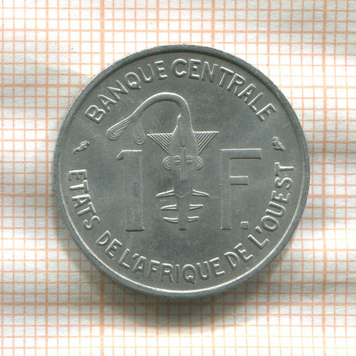 1 франк. Западная Африка 1965г
