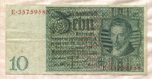 10 марок. Германия 1929г