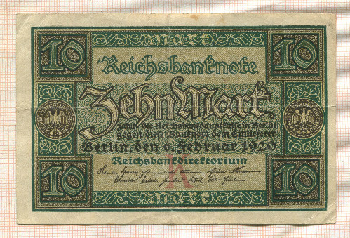 10 марок. Германия 1920г