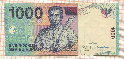 1000 рупий. Индонезия 2012г