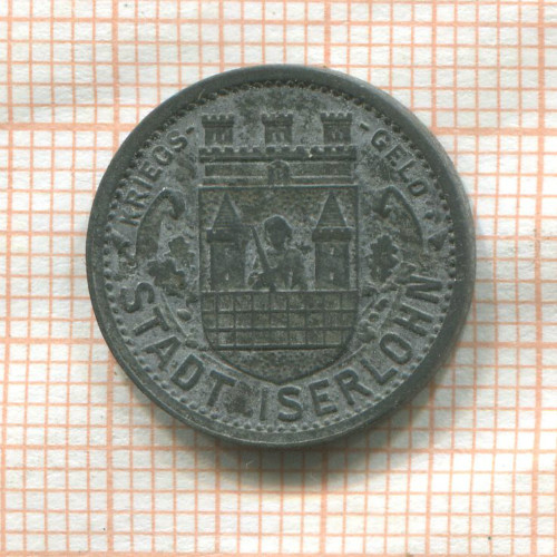 Нотгельд. 5 пфеннигов. Германия. Изерлон