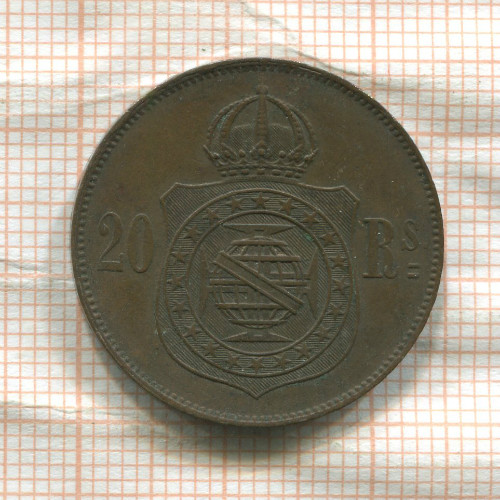 20 рейс. Бразилия 1869г