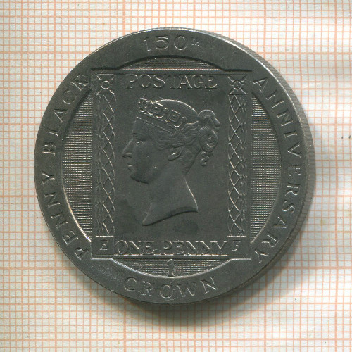 1 крона. Остров Мэн 1990г