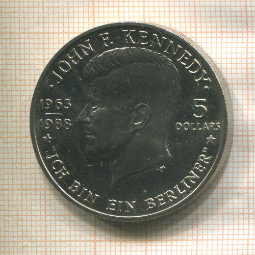 5 долларов. Ниуэ 1988г