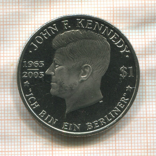 1 доллар. Британские Виргинские острова 2003г