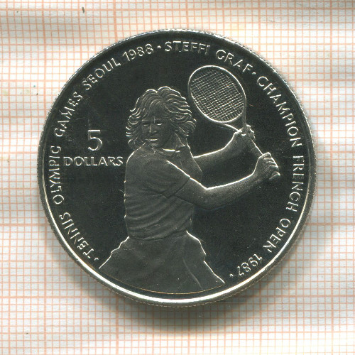 5 долларов. Ниуэ 1987г