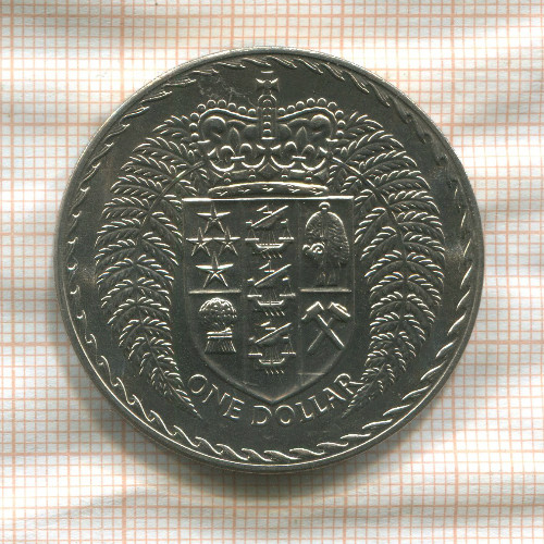 1 доллар. Новая Зеландия 1972г