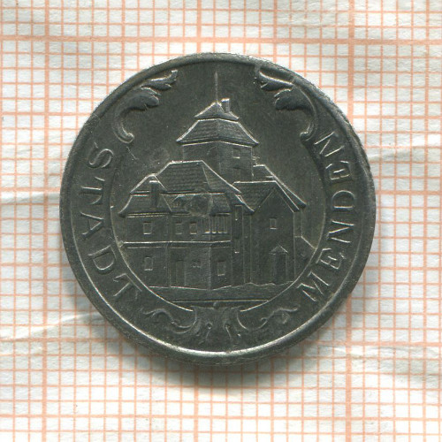 Нотгельд 10 пфеннигов. Германия. Менден