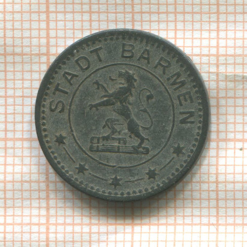 Нотгельд 10 пфеннигов. Германия. Бармен