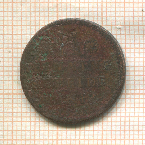 1 1/2 пфеннига. Брауншвейг-Люнебург-Целле 1698г