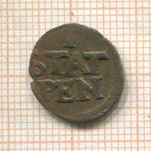 1 пфенниг. Айнбек. 1647-1717 гг.