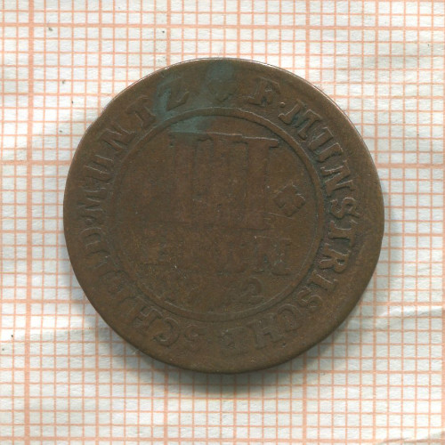 3 пфеннига. Мюнстер 1712г