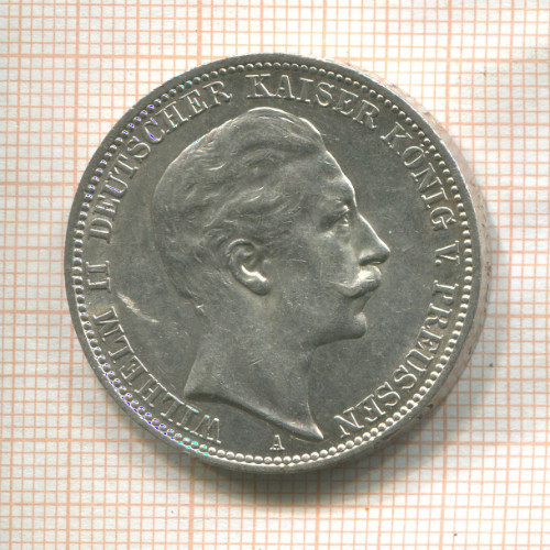 3 марки. Пруссия 1912г