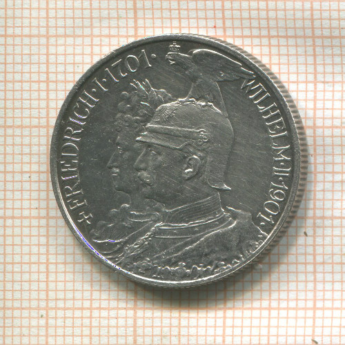 2 марки. Пруссия 1901г