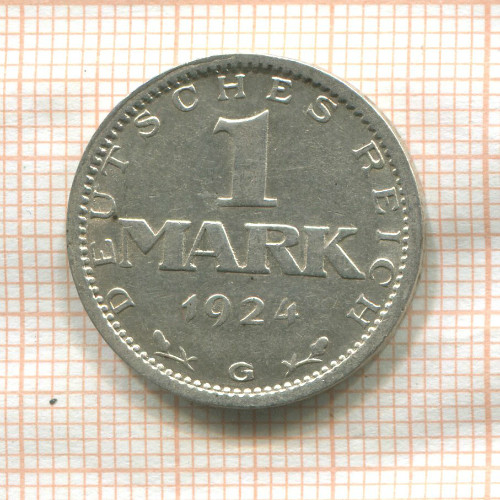1 марка. Германия 1924г