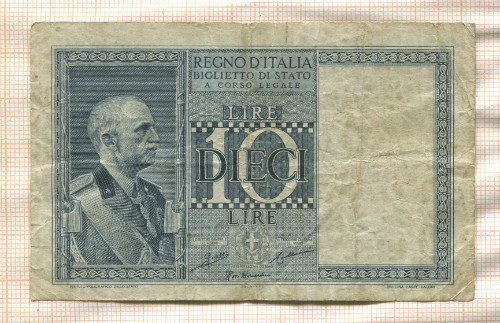10 лир. Италия
