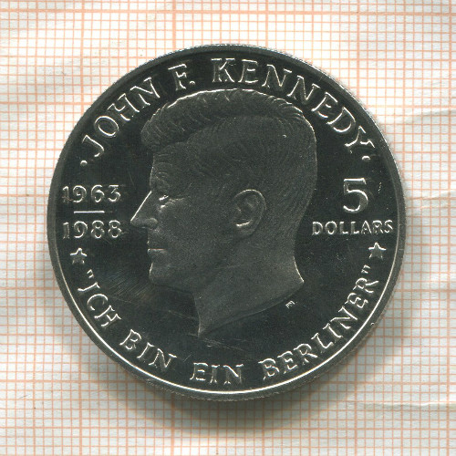 5 долларов. Ниуэ 1988г