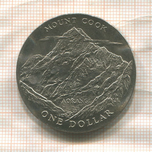 1 доллар. Новая Зеландия 1970г