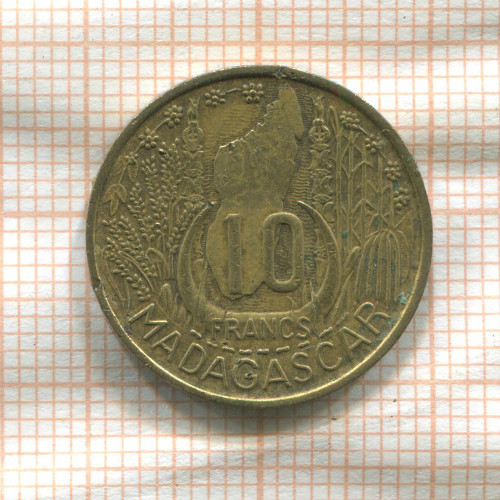 20 франков. Мадагаскар 1953г