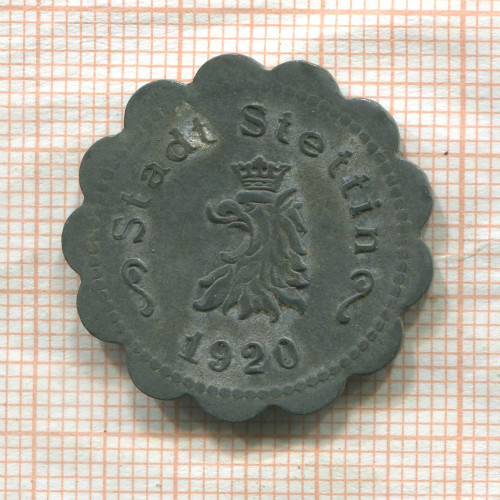 Нотгельд. 50 пфеннигов. Германия. Штеттин (Щецин)